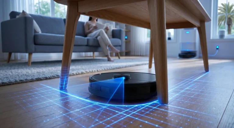 أفضل مكنسة ذكية ترسم خريطة المنزل وتنظف تحت الأثاث بسهولة.