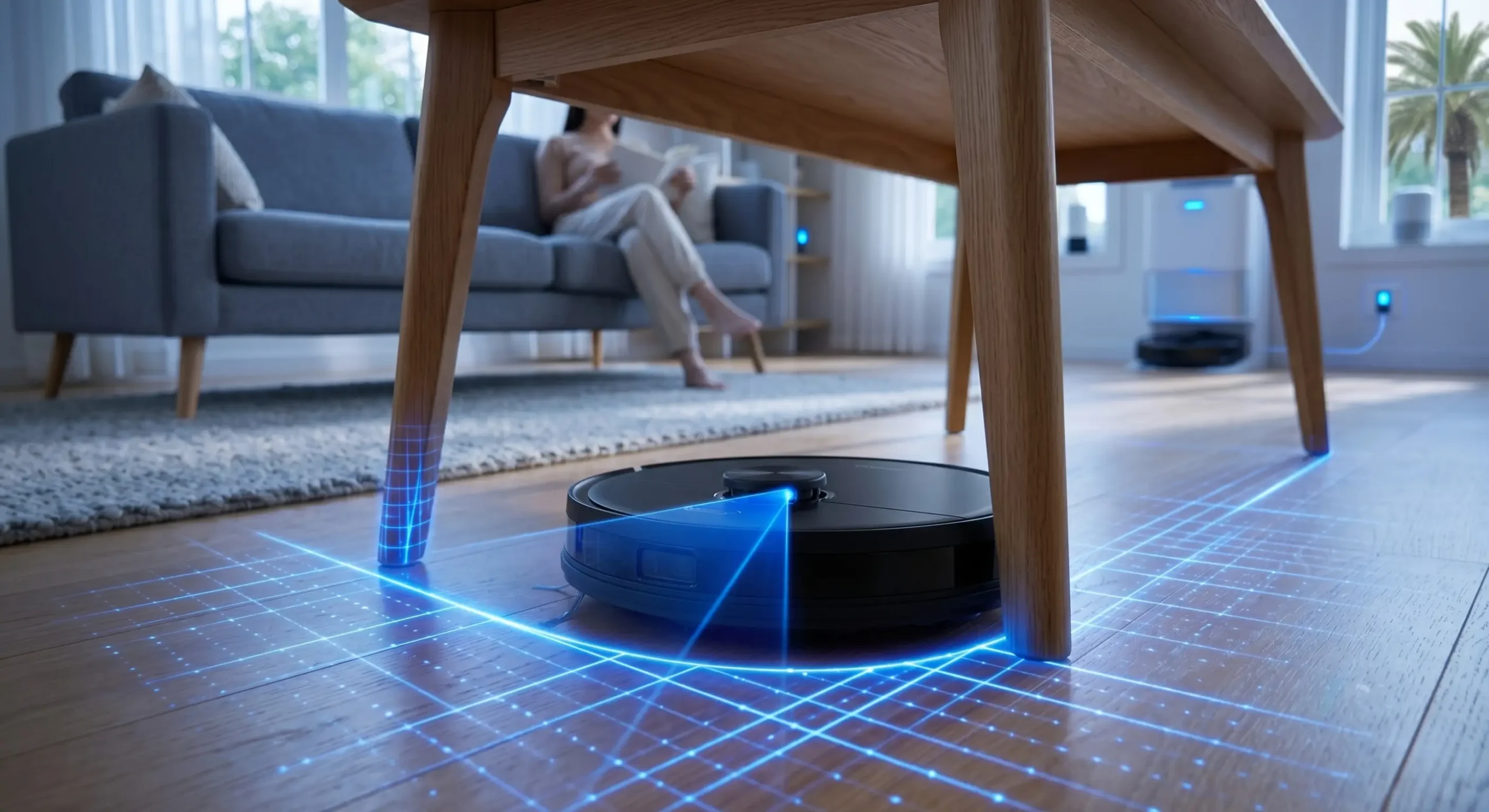 أفضل مكنسة ذكية ترسم خريطة المنزل وتنظف تحت الأثاث بسهولة.